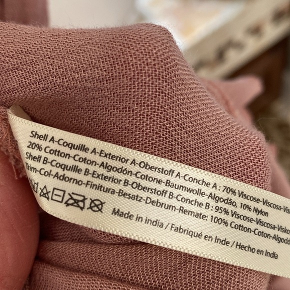 Free People One Adella slip dress Womens Ballet Core Fairy Core Boho S Eyelet - Picture 10 of 10